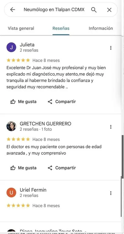 testimonios de pacientes